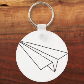 Porte-clés Avion papier (Recto)