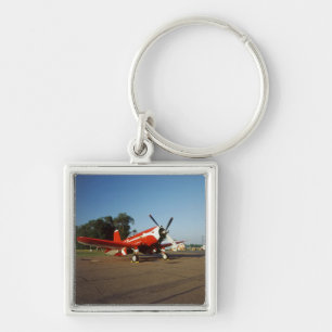 Porte-clés Avion superbe de corsaire de F2G-1D à un salon de