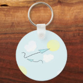 Porte-clés avions à papier (Recto)
