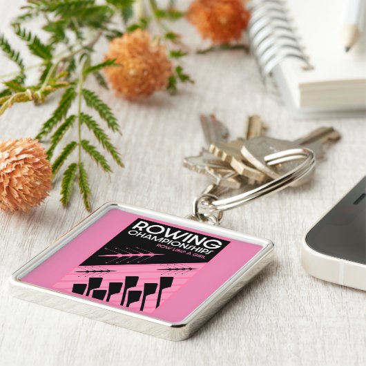 Porte-clés Aviron international féminin (Côté)