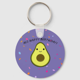 Porte-clés Avo Joyeux Anniversaire Cute Avocado Anniversaire