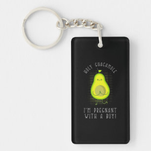 Porte-clés Avocado Je Suis Enceinte Avec Un Garçon