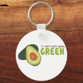 Porte-clés Avocado vert (Recto)