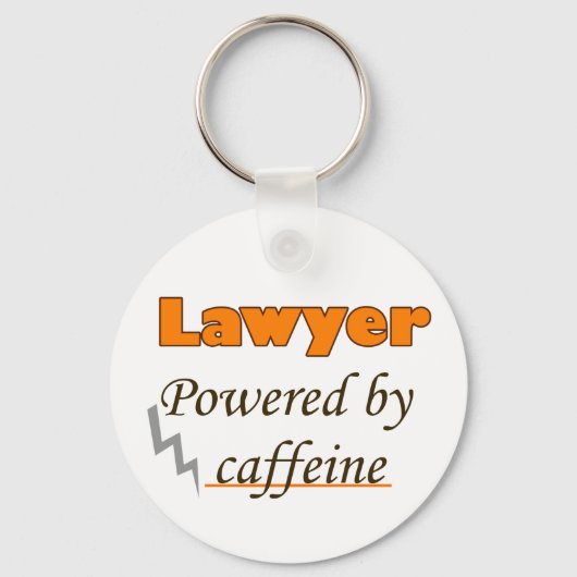 Porte-clés Avocat avec caféine (Recto)