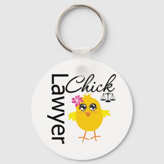 Porte-clés Avocat Chick (Recto)