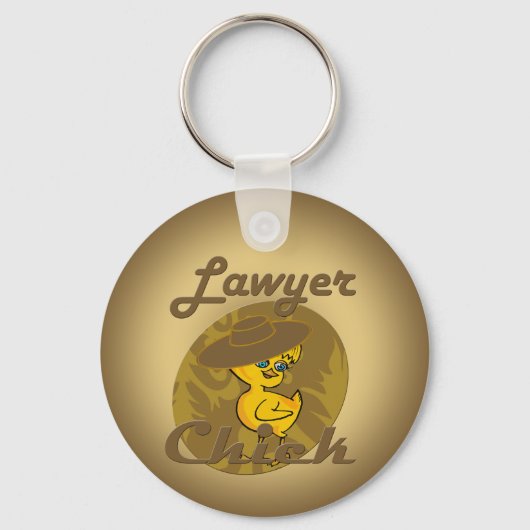 Porte-clés Avocat Chick #6 (Recto)