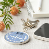 Porte-clés Avocat drôle (Côté)