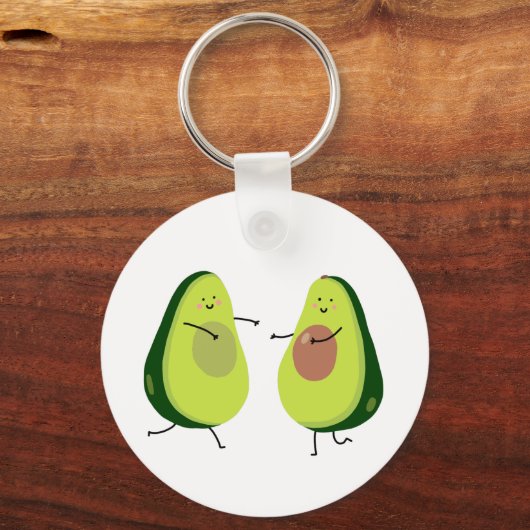 PORTE-CLÉS AVOCUDDLE, AVOCADO DESIGN (Recto)