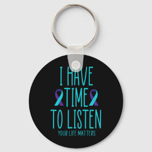 Porte-clés Avoir Le Temps D'Écouter Sensibilisation Au Suicid