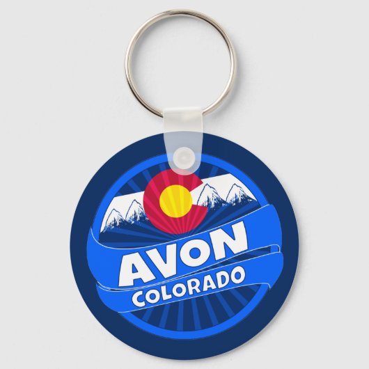Porte-clés Avon Colorado mountain burst keychain (Recto)