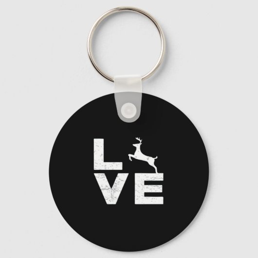 Porte-clés Awesome Deer Lover Trendy Aesthetic DesignKeychain (Recto)