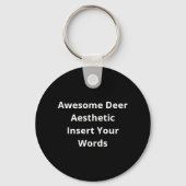 Porte-clés Awesome Deer Lover Trendy Aesthetic DesignKeychain (Verso)