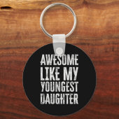 Porte-clés Awesome Like My Daughter Men Funny  (Recto)