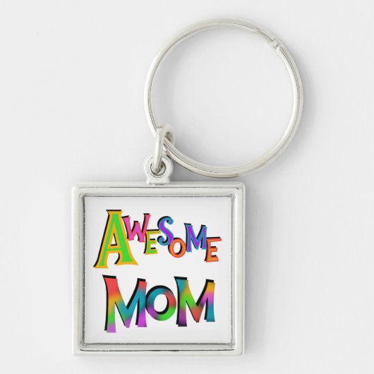 Porte-clés Awesome Maman T-shirts et cadeaux (Devant)