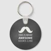 Porte-clés Awesome Mustache (Recto)
