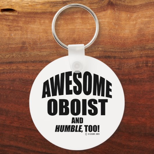 Porte-clés Awesome Oboist (Recto)