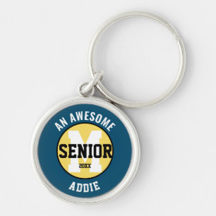 Porte-clés Awesome Porte - clé senior bleu/jaune
