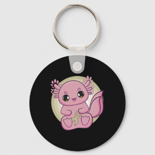 Porte-clés Axolotl Avec Ruban Pour Sensibiliser Les Enfants A