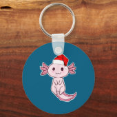 Porte-clés Axolotl de Noël (Recto)