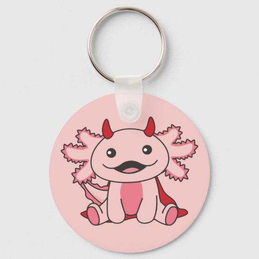 Porte-clés Axolotl Halloween (Recto)