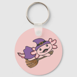 Porte-clés Axolotl Halloween sorcière enfants sorcières costu