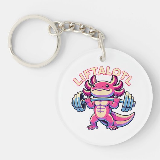Porte-clés Axolotl LIFTALOTL (Devant)