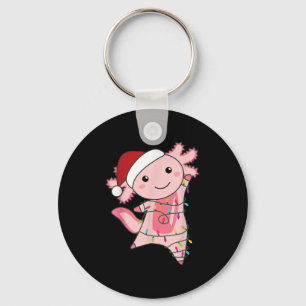 Porte-clés Axolotl Noël Fée Lumière Noël Axolotl