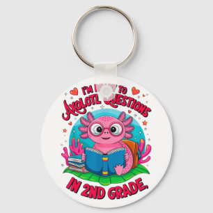 Porte-clés Axolotl Premier Jour Prêt À Répondre Questi de 2e
