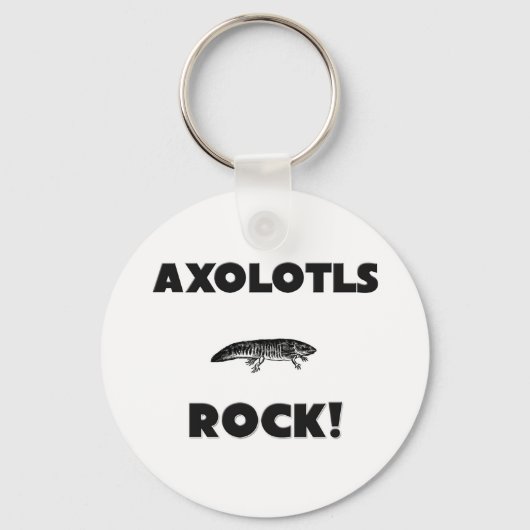 Porte-clés Axolotls Rock (Recto)