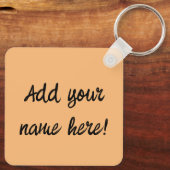 Porte-clés Ay Caramba ! M. Cat Señor Gato Funny (Verso)