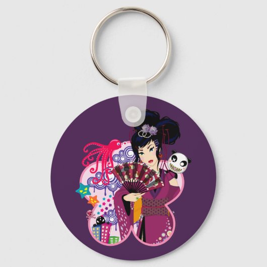 Porte-clés Ayaka dans la ville de Harajuku (Recto)