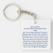 Porte-clés Ayat Ul Kursi (Devant)