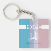Porte-clés Ayez toujours de l'espoir (Devant)