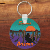 Porte-clés AZ-Coyote VOTRE VILLE CUSTOMISÉE (Recto)