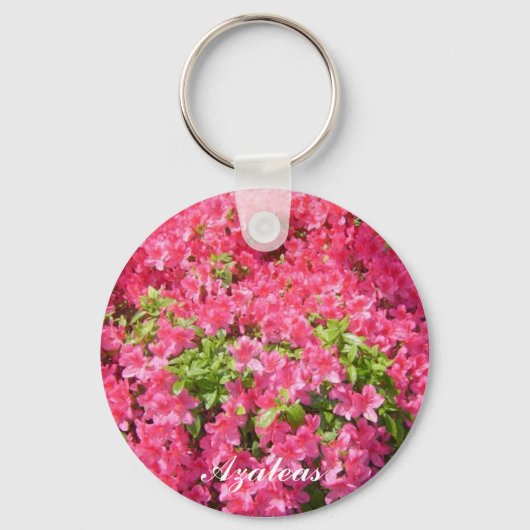 Porte-clés Azalées roses (Recto)