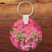 Porte-clés Azalées roses (Recto)