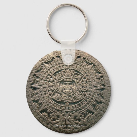 Porte-clés Aztec "Calendrier du soleil", Mexico (Recto)