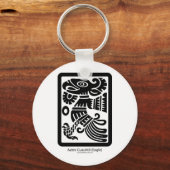 Porte-clés Aztec Cuauhtli - Porte - clé d'aigle (noir) (Recto)