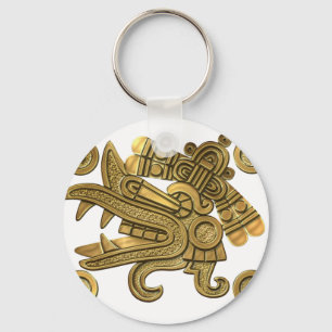 Porte-clés Aztec Gold Ehecatl