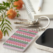 Porte-clés Aztec pattern, stripes. (Devant droit)