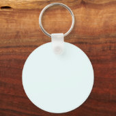 Porte-clés Azure Mist Pale Blue F0FFFF - Option pour ajouter (Verso)