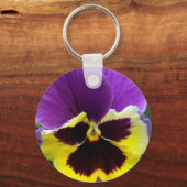 Porte-clés b1 Purple Purple Jaune Pansy (Recto)