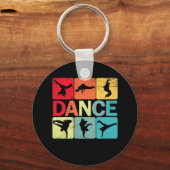 Porte-clés B-Boy Dance Dance T-shirt Danser Danseuse (Recto)