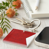 Porte-clés B Bravo Watercolor Nautical Signal Maritime (Devant Droit)