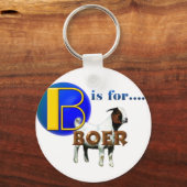 Porte-clés B est FoBOER - CADEAUX DE CHÈVRE (Recto)
