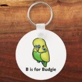 Porte-clés B est pour Budgie (Recto)