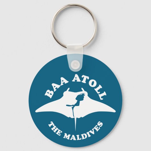 Porte-clés Baa Atoll Plongée Sous-Marine (Recto)