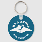 Porte-clés Baa Atoll Plongée Sous-Marine (Verso)