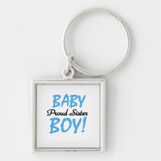 Porte-clés Baby Boy Fier Soeur Cadeaux (Devant)