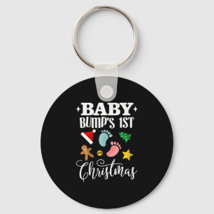 Porte-clés Baby Bumps Première maternité de Noël